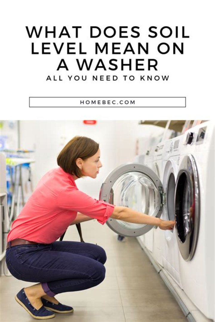 What does soil washer mean?