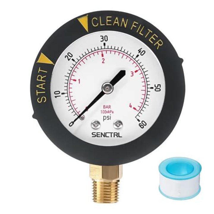 What is normal psi for pool filter?