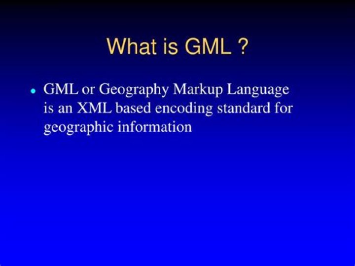 What language is GML?